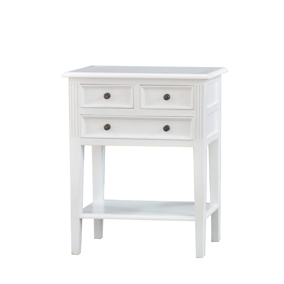 Eton 3 Drawer Side Table