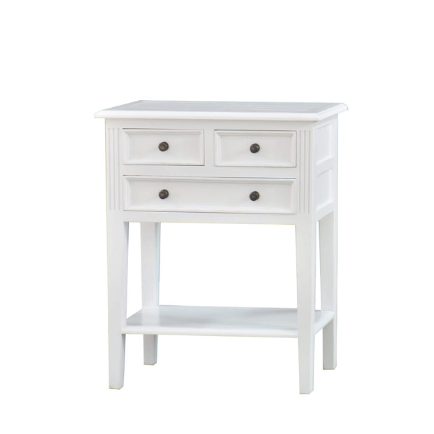 Eton 3 Drawer Side Table