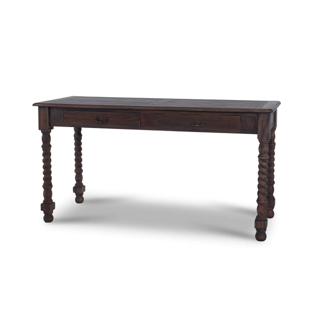 Console Desk w/ Barley Twist Leg