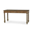Console Desk w/ Barley Twist Leg in Straw Wash