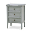 Eton 3 Drawer End Table in Grey Charleston