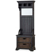 Homestead Narrow Hallstand w/ Rattan Baskets