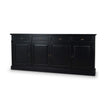 Hudson 4 Door Sideboard in Batavia Black