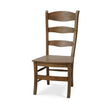 Peg & Dowel Ladder Back w/ Wooden Seat