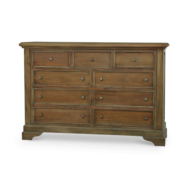 Huntley 9 Drawer Dresser in Straw Wash