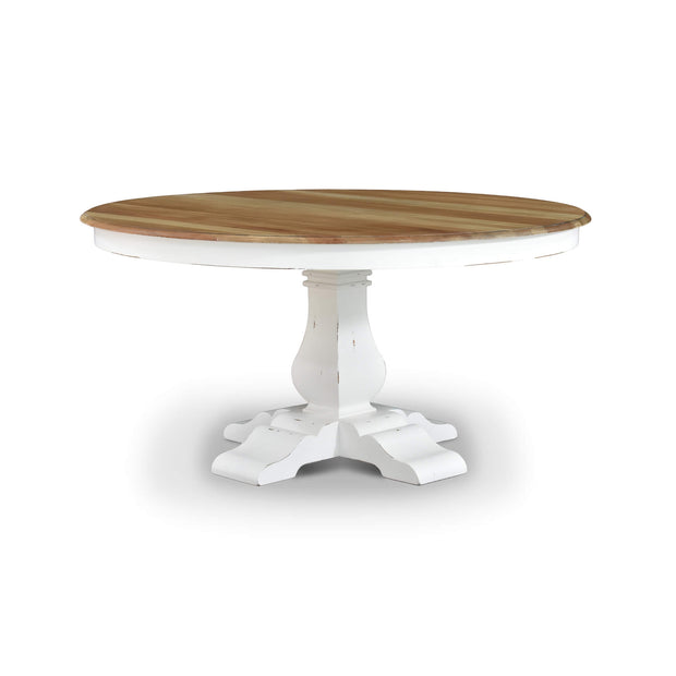 Trestle Round Dining Table 60"
