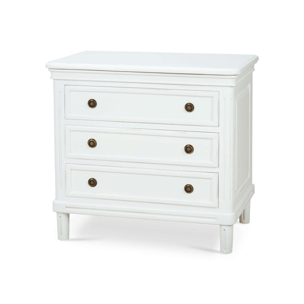 Hayward 3 Drawer Dresser Small in Architectural White