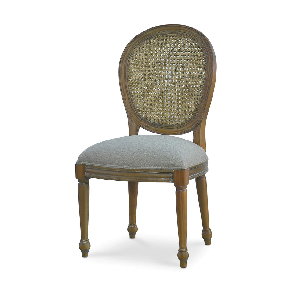 Tulip Rattan Back Dining Chair w/o Fluted Leg