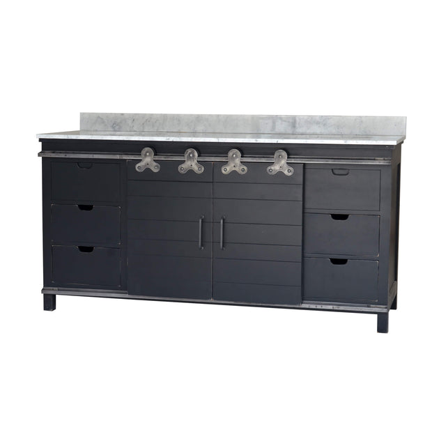 Sonoma Double Vanity w/ Sink & Marble Top