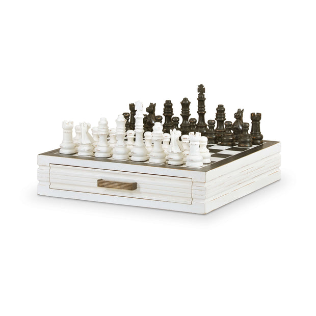 Anna Chess Set in White Harvest & Black Harvest