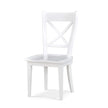 Summerset Chair w/ Wood Seat in Architectural White