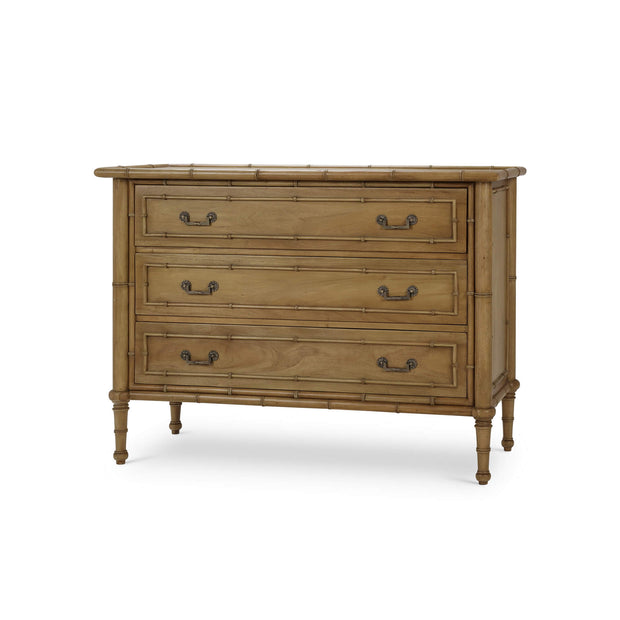 Martinique 3 Drawer Dresser in Antique French Oak