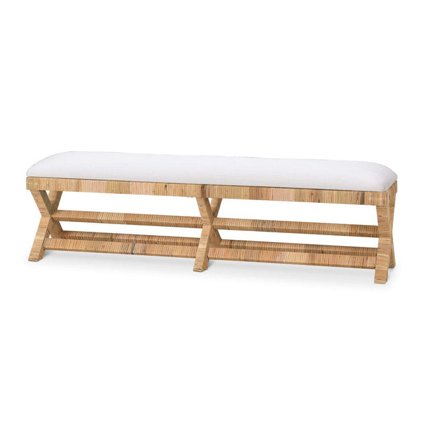 Renoir Rattan X Bench