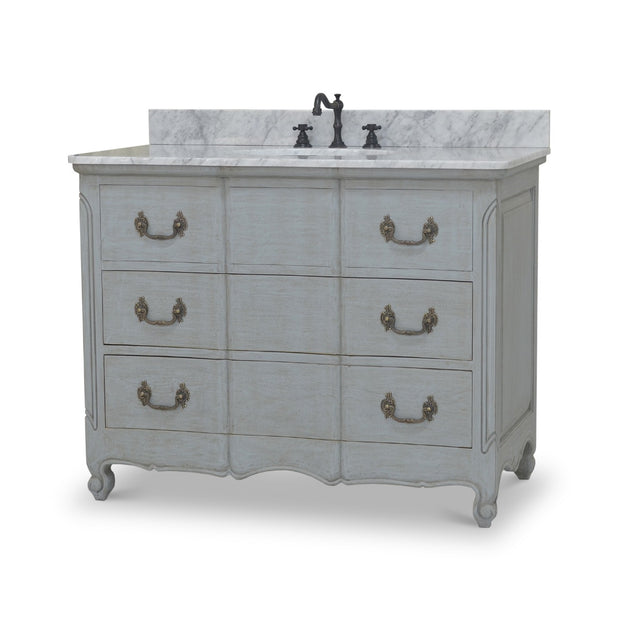 Provence Single Vanity w/ Sink & Marble top