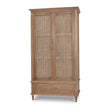 Jamison Wardrobe w/ Rattan Door