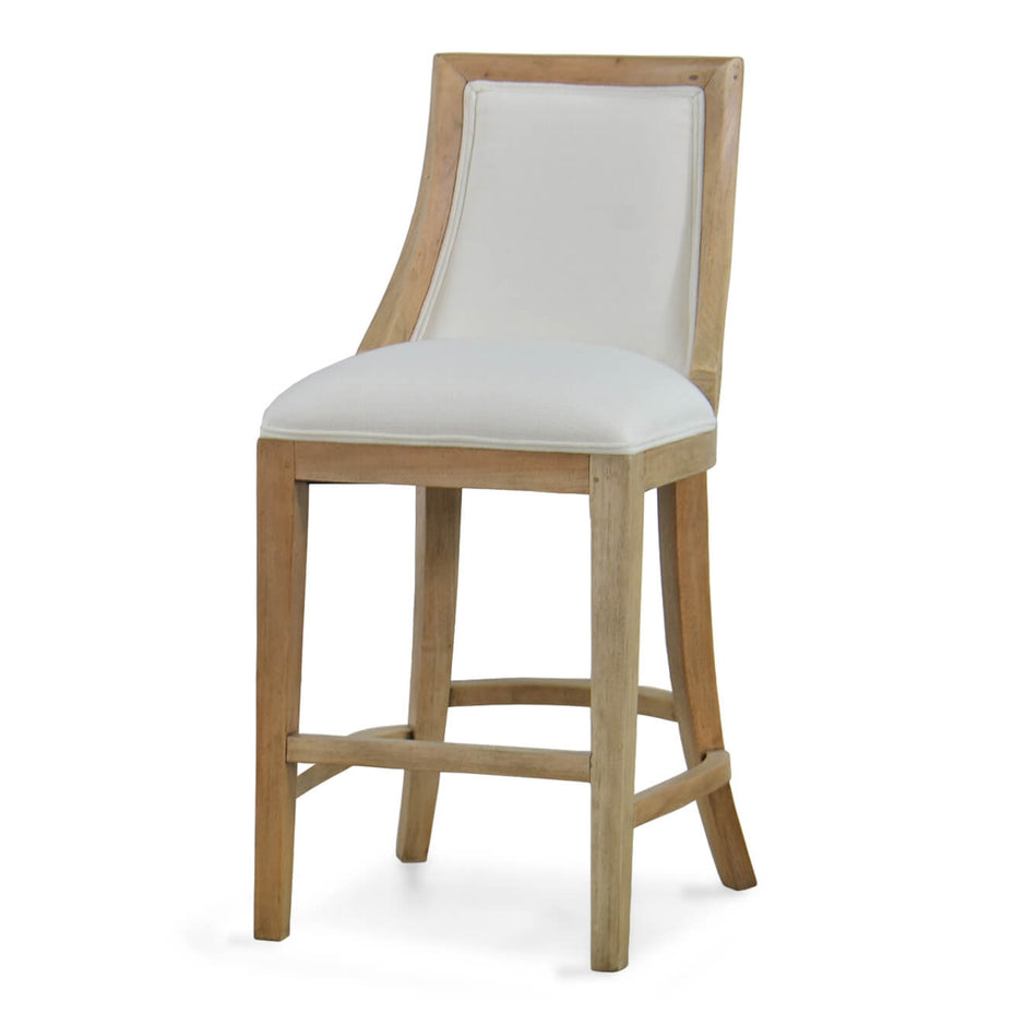 Monarch Counter Stool w/ Rattan Back