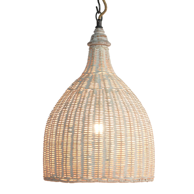 Hampton Rattan Pendant Small
