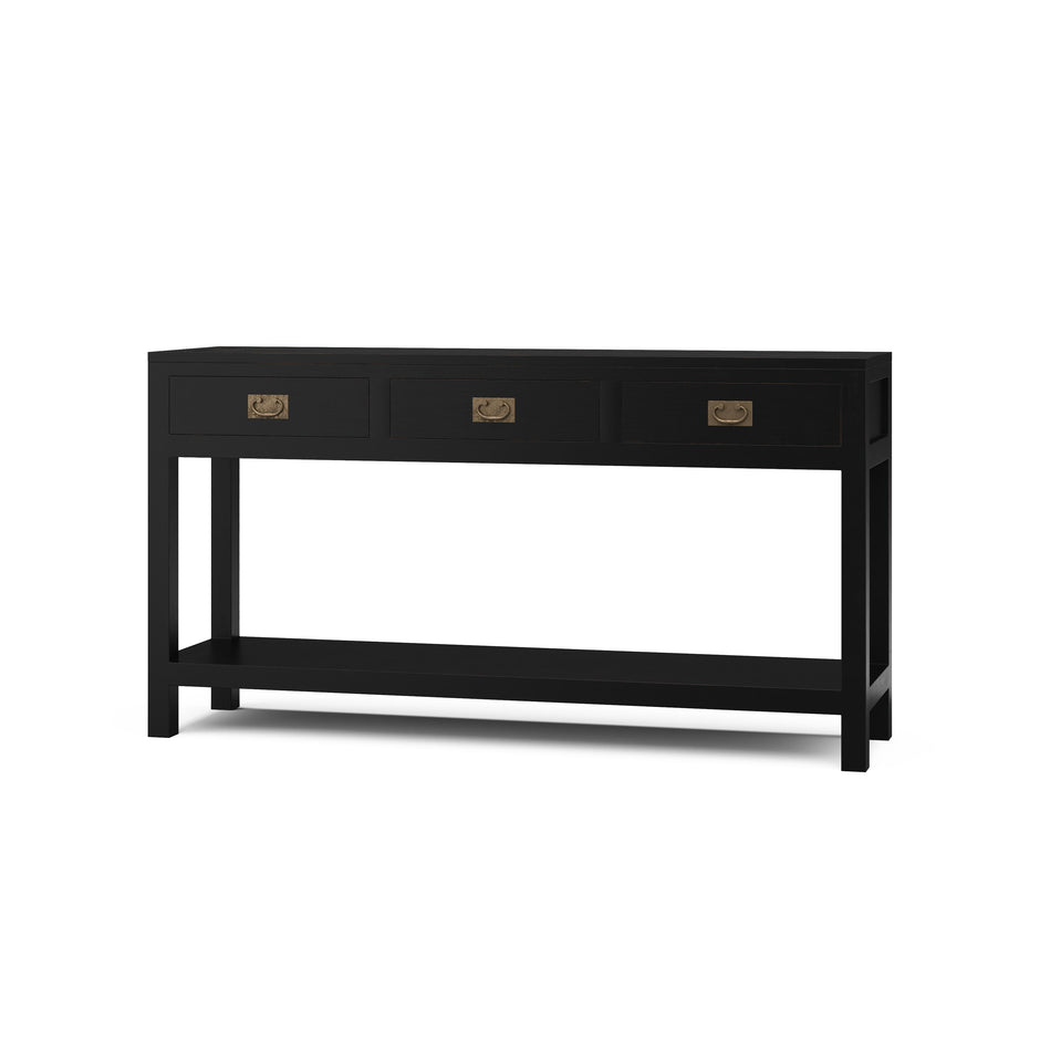 Kagu 3 Drawer Narrow Console