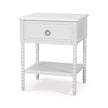 Cholet Bedside Table in Architectural White