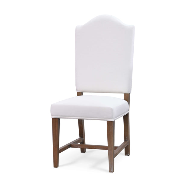 Lorient Dining Chair in Straw Wash w/ Arctic White Performance Fabric