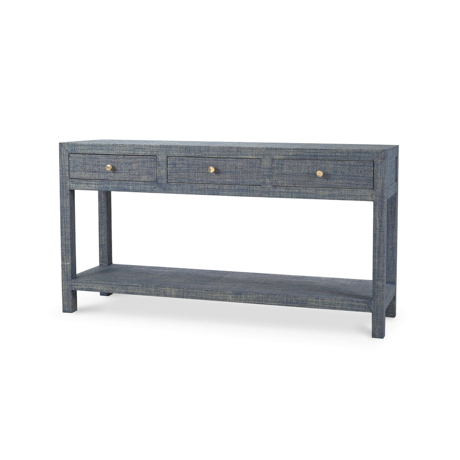 Kagu Console Table w/ Raffia