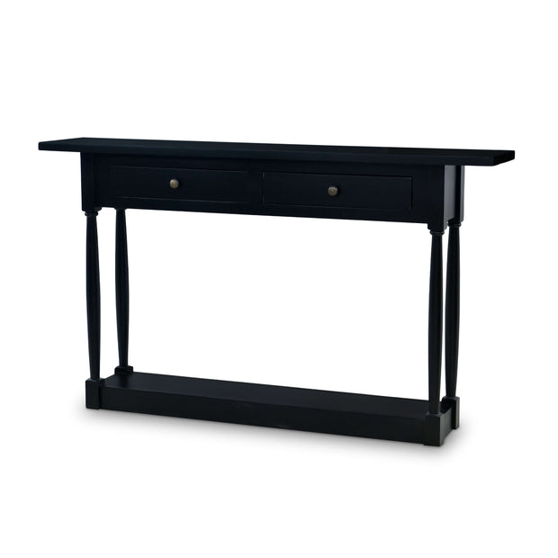 Antoinette Hall Table in Batavia Black