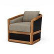 Aden Swivel Chair w/ Leather