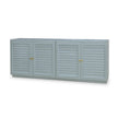 Oxford Shutter 4 Door Sideboard in Ocean Blue