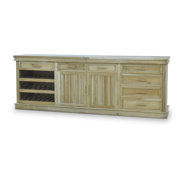 Kraton Buffet w/ Wine Rack In Fruitwood