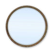 Cholet Round Mirror Large in Straw Wash