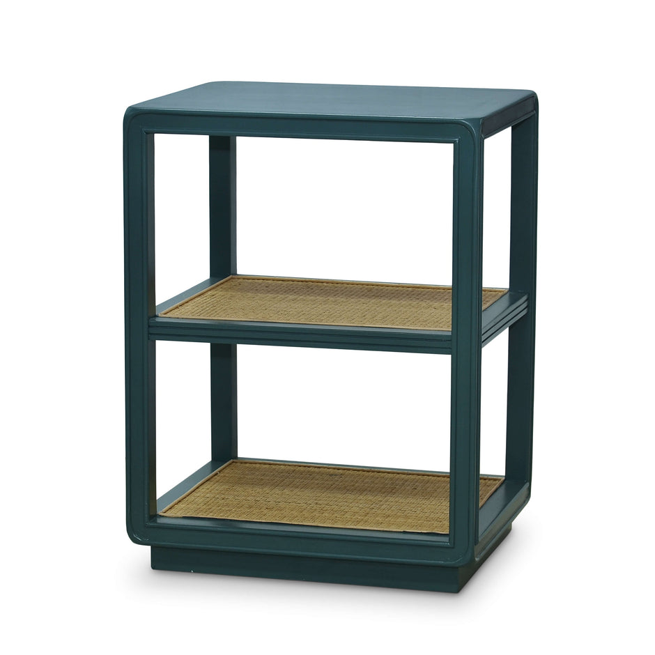 Cohan End Table w/ Rattan