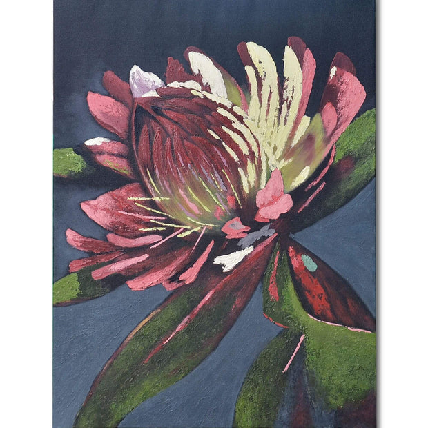 Dahlia on Canvas 30 x 40 w/o Frame
