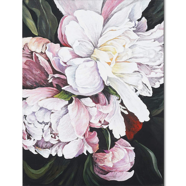 Pink Peony on Canvas 30 x 40 w/o Frame