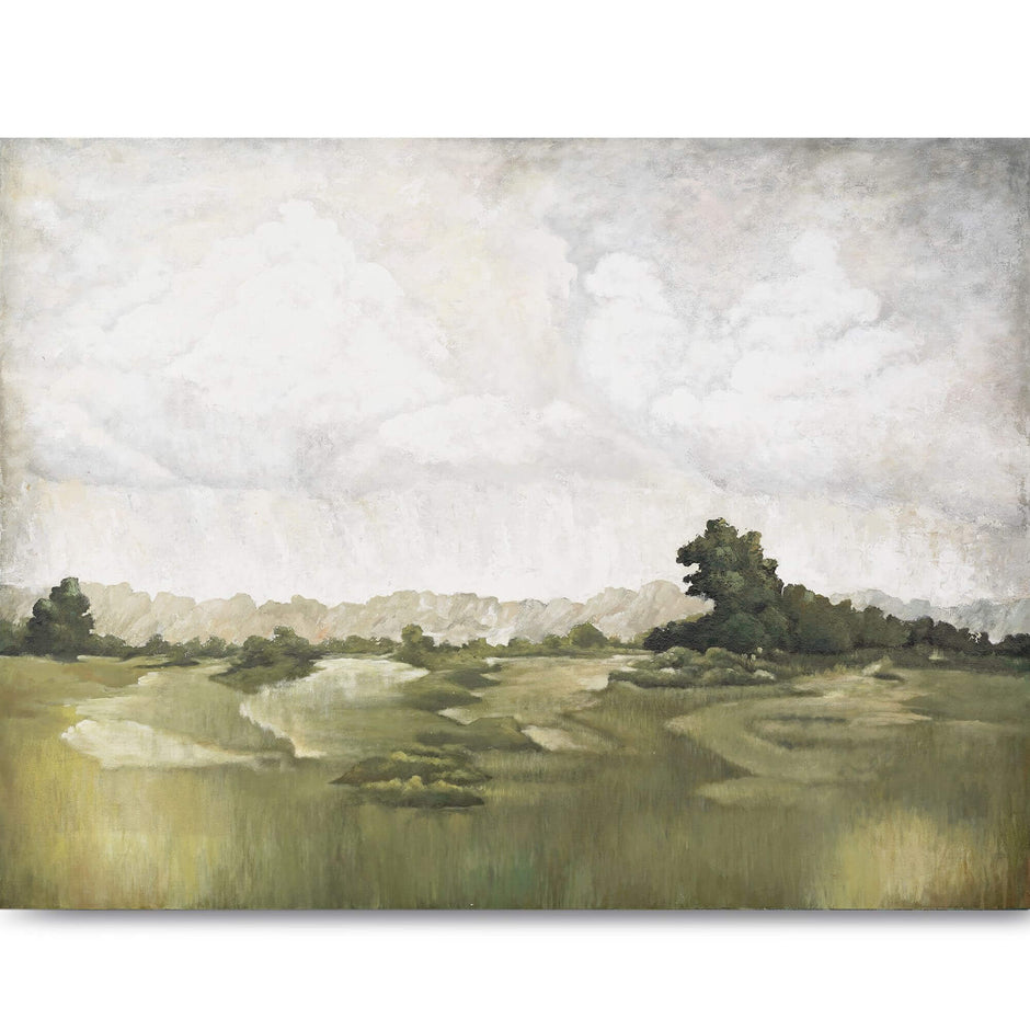Green Valley on Canvas 40 x 30 w/o Frame