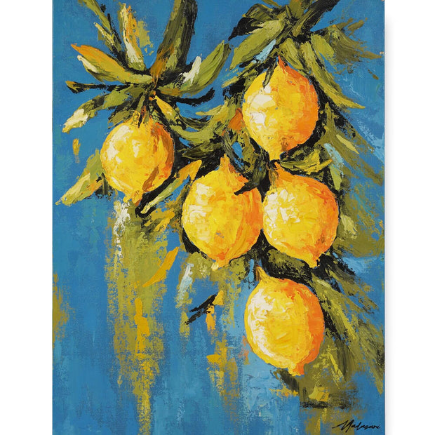 Lemon Citron on Canvas 24 x 36 w/o Frame