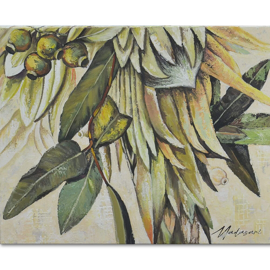 Eucalyptus on Canvas 48 x 36 w/o Frame