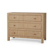 Kagu 3 Drawer Dresser w/ Rattan
