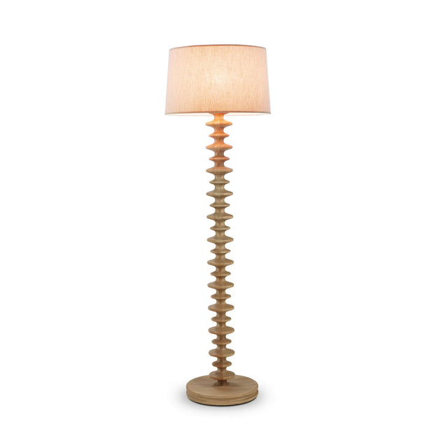 Milano Floor Lamp in Fruitwood