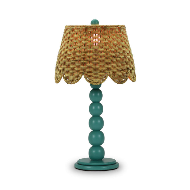 Cholet Table Lamp w/ Scalloped Shade