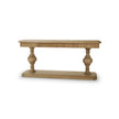 Kraton 2 Drawer Pedestal Console Table in Fruitwood