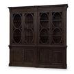 Fiona 2 Piece Display Cabinet w/ Glass Shelves