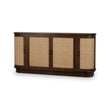 Dakota Oval 4 Door Sideboard w/ Rattan Panels