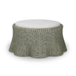Newport Rattan Ottoman w/ Cushion