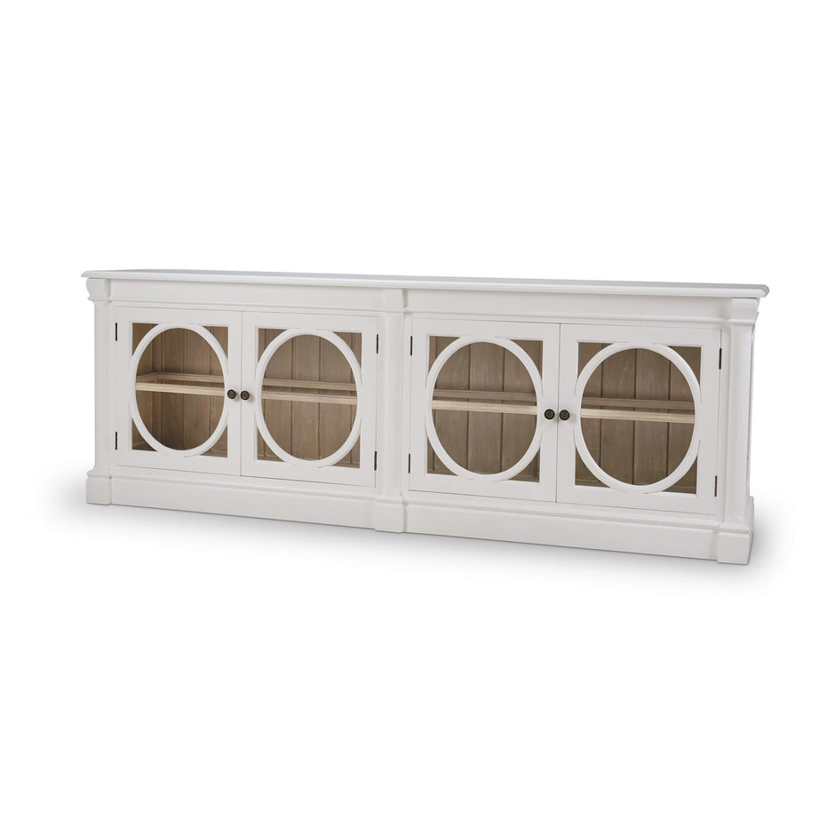 Fiona 4 Door Buffet w/ Glass Shelves