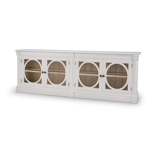 Fiona 4 Door Buffet w/ Glass Shelves