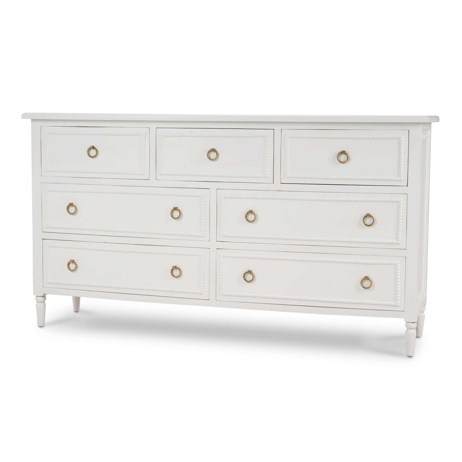 Cholet 7 Drawer Dresser in Architectural White