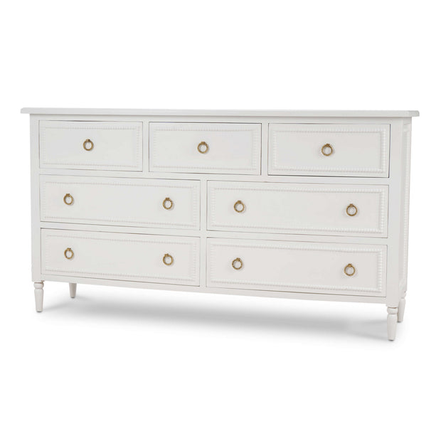 Cholet 7 Drawer Dresser in Architectural White