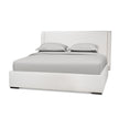 Luxor Upholstered Bed King in Artic White Performance Fabric