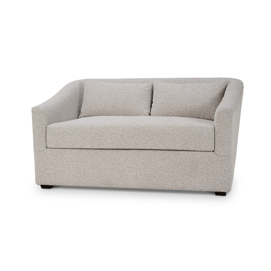 Victor Loveseat In Boucle Sand Performance Fabric