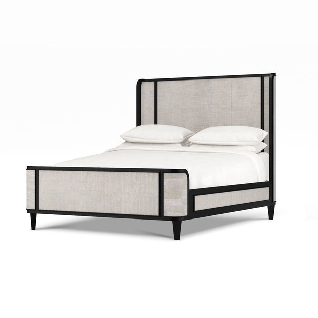 Lexington Bed w/ Rattan Queen